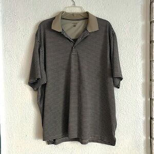 George striped polo shirt size XL